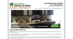 Desktop Screenshot of guaranteedkitchenandbaths.com